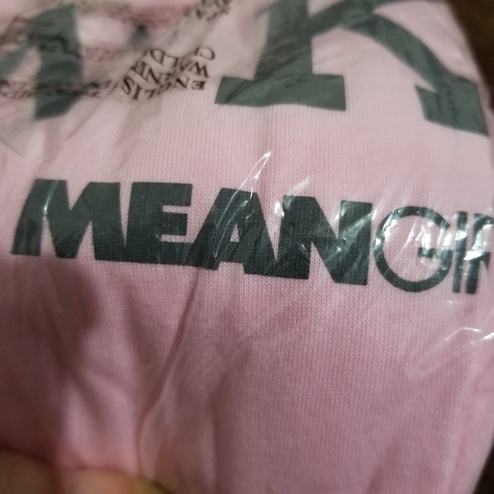 Torrid Pink Mean Girls football tee 5 - Picture 2 of 5